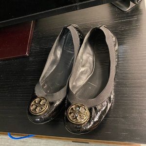 Black Tory Burch Ballet Flats